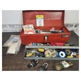 Toolbox 19" L  with Tools, Locks & More