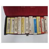 8 Track Tape Case w 11 Tapes-Elton John+