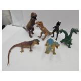 Lot of Dinosaur Toys Up to 11"H