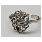 Harley Davidson Silver Ring Adjustable