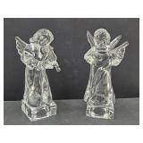 Pr Mikasa Lead Crystal Angels Playing Instruments