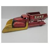 Vintage 13" L Marx Tin Toy Dump Truck with Loader