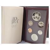 1984 US Mint Prestige Set w Silver Dollar & COA