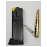 9 mm Gun Magazine & Bullett Knife