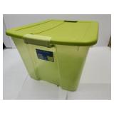 Green 66 Qt Storage Tote