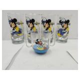 Set of 4 Mickey Mouse Mugs,& Baby Disney Mug
