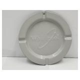 Whirlpool Porcelain Enamel Ashtray 8"W