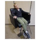 Barber Shop Chair Hydraulic Works  VGC