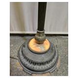 Vintage Floor Lamp  56" h Base Lights Up