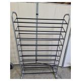 Shoe Rack /  Media Rack 35 x 10 x 59" h
