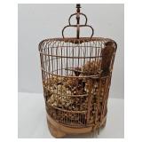 VTG Asian Round Bird Cage 24" H