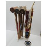 Vintage Wooden Croquet Set