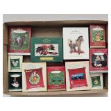 Hallmark Ornaments; Mickey Mouse, Trains +