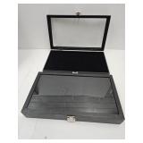 2 Tabletop Display Cases 14 x 8 x 2"