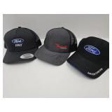 Autographed Raybestos Power Train Hat & FORD Hat