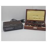 Rotary Tool Sander Set & GE Clock Radio