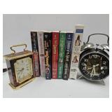 2 Alarm Clocks, Sealed Peter Rabbit VHS & Books