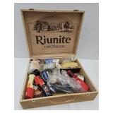 Shoe Polish Lot W Large Cigar Box