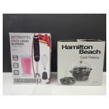 New Stick Blender & New  Egg Cooker