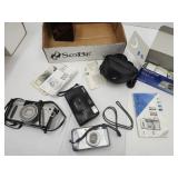 Lot of Cameras- Olympus, Canon, Impac,+