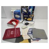 NIB Computer Mice, Digital Camera, & Pads