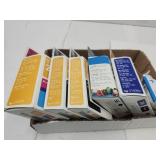 Lot of  HP Inkjet Printer Ink- 5 Black, 1 Tricolor