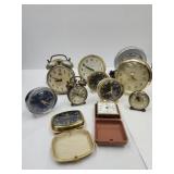 Large Lot of Alarm Clocks- Some Work, Some Don