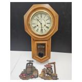 Homco Wall Decor & Wall Regulator Clock