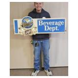 Schlitz Beverage Sign 40" x 16"