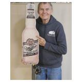 Metal Miller Gen. Draft Beer Sign 9" X 30"