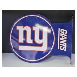 Metal NY Giants 2 Sided Wall Sign 17" x13"