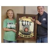 Mirrored Lite Beer Adv. Sign 22" x 29"