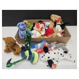 Lot OF Ty Beanie Babies & Action Figure