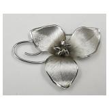 See Weight Sterling Silver Pin Brooch