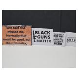 New Gun Vinyl Stickers & Sign