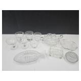 Vintage Glassware; Tiara Hexagonal Bowl +
