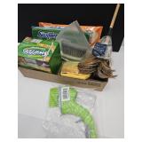 Cleaning Supplies; Swiffer, Dusters, Brushes +