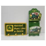 New John Deere Hat Rack & Bill Holder