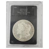 1900 Authenticated VG Morgan Silver Dollar Coin
