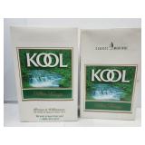 2 Large KOOL Cigarette Advertisng 14 x 6 x 22" h