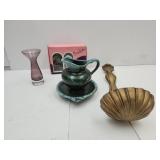 Vase, Hull Am Water Pitcher & Bowl,Wig +