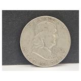 1952 D Silver Franklin Half Dollar Coin