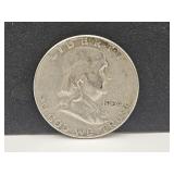 1954 D Silver Franklin Half Dollar Coin
