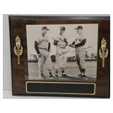 Autographed Ted Williams, S Musial, Mantle w COA
