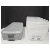 8 Shoe Box Size  Storage Totes