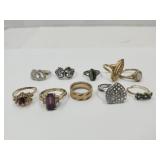 10 Costume Rings