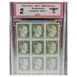German WWII Block Stamps MUH