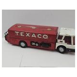 VTG TEXACO Metal Brown & Biglow Toy Truck 23" L