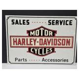 Harley Davidson Metal Sign 15.5 x 11"