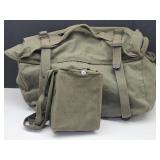 Marked US Canvas Military Bag 16" W